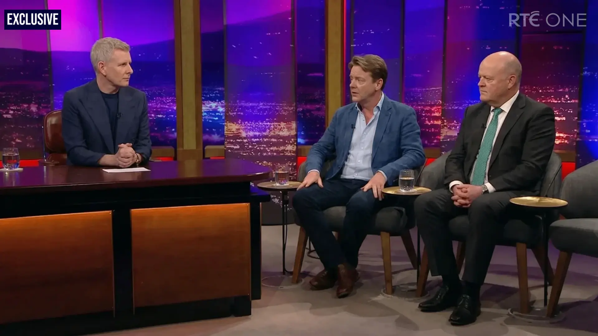 David McWilliams and Colin Hunt face off on the Late Late Show